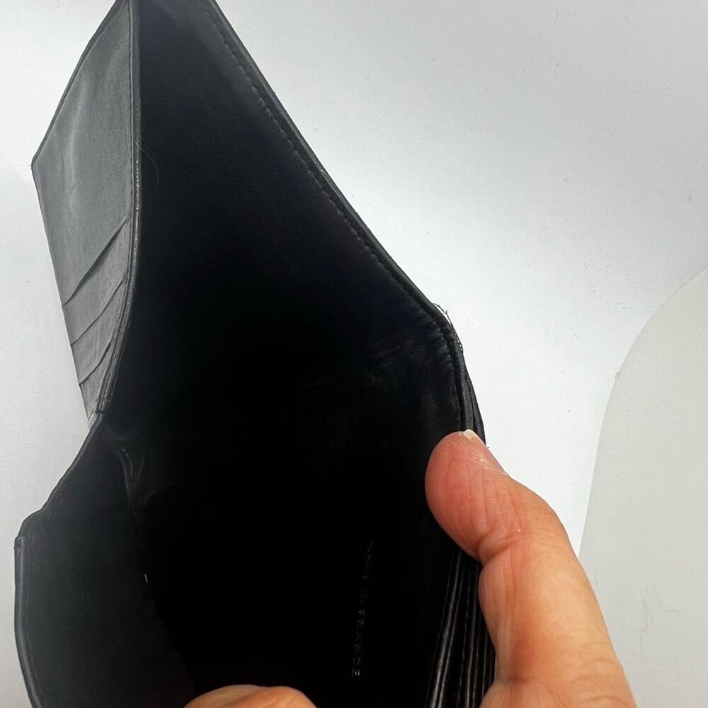 GUC Chanel Black Vintage Compact Wallet - Picture 7 of 8